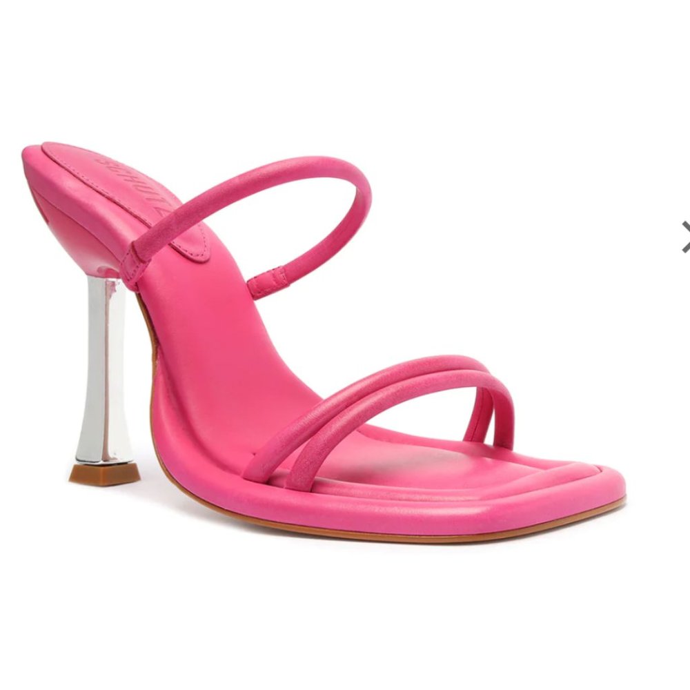 Pink Schutz Sandals